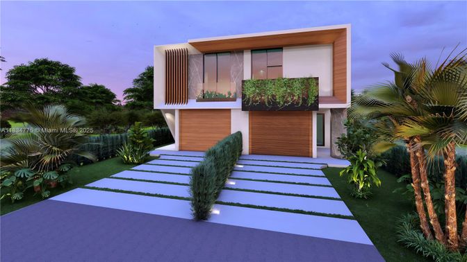 Backyard, Exterior, Facade, Modern