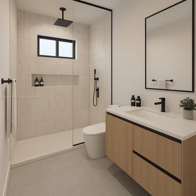 Bathroom, Glass Shower, Interior