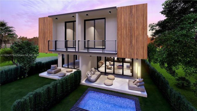 Backyard, Exterior, Facade, Modern