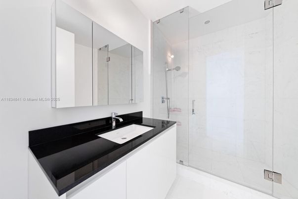 Bathroom, Glass Shower, Interior