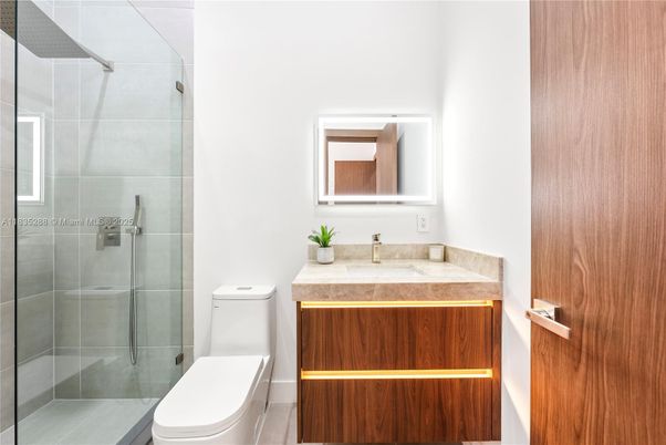 Bathroom, Glass Shower, Interior