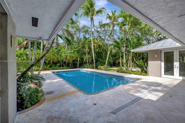 Exterior, Pool, Solar Panels