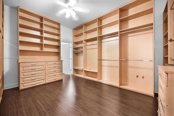 Interior, Walk-in Closets, Wood Texture Flooring