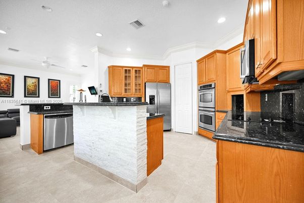 Interior, Kitchen, Recessed Lighting, Stainless Steel Appliances