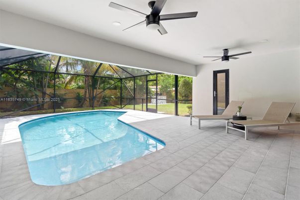 Glass Ceilings, Interior, Pool, Recessed Lighting, Sun Room