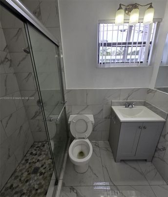 Bathroom, Glass Shower, Interior, Marble, Marble Walls