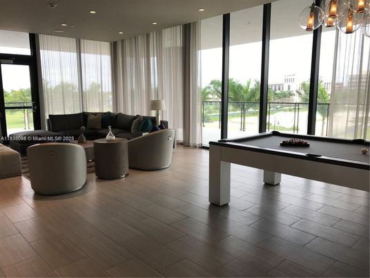 Billiard Table, Game Room, Interior, Living room, Recessed Lighting, Wood Texture Flooring