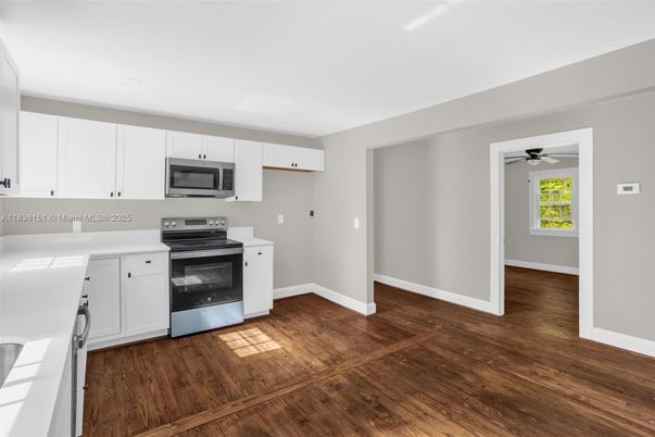 Interior, Kitchen, Wood Texture Flooring