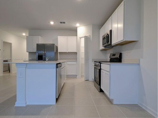 Interior, Kitchen, Recessed Lighting, Stainless Steel Appliances