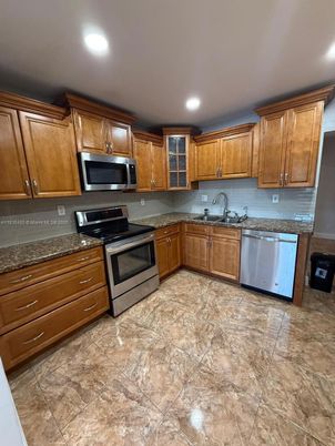 Interior, Kitchen, Recessed Lighting, Stainless Steel Appliances
