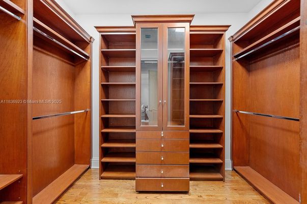 Interior, Walk-in Closets, Wood Texture Flooring