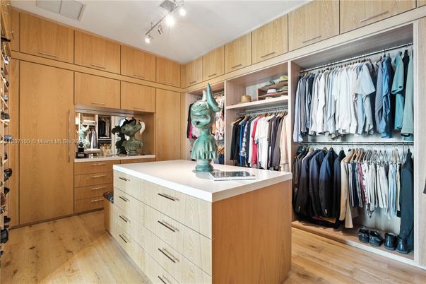 Interior, Walk-in Closets, Wood Texture Flooring, Wooden Walls