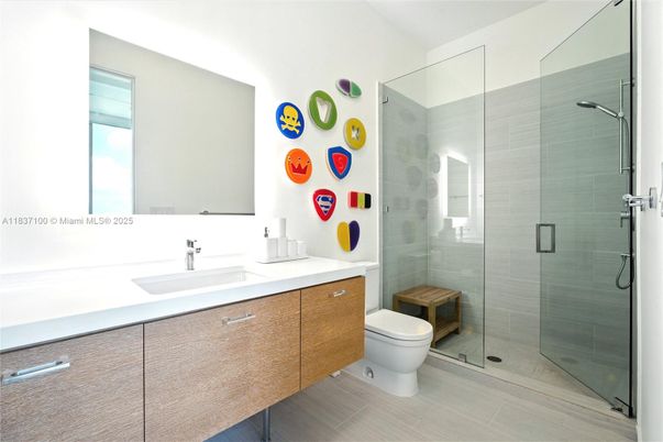 Bathroom, Glass Shower, Interior