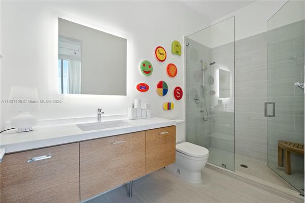 Bathroom, Glass Shower, Interior