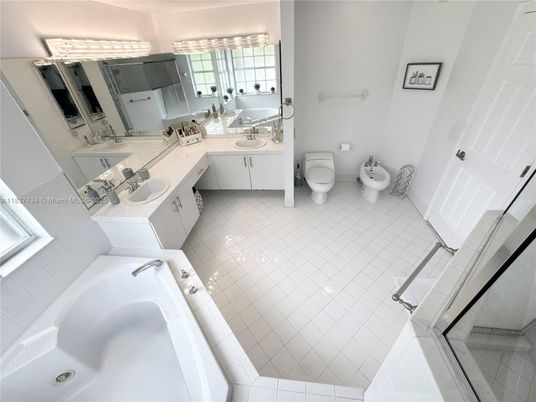 Bathroom, Dual Sink Vanities, Interior, Tile Countertops