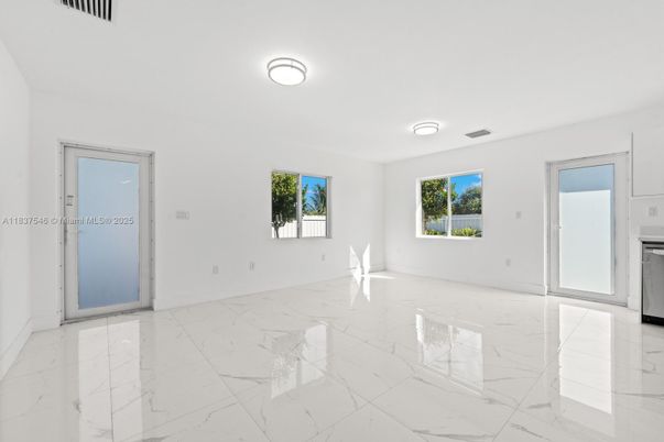 Empty room, Interior, Kitchen, Marble