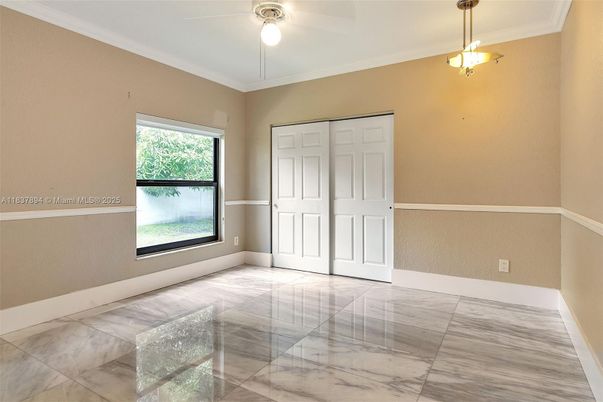 Empty room, Interior, Marble, Pendant Lights