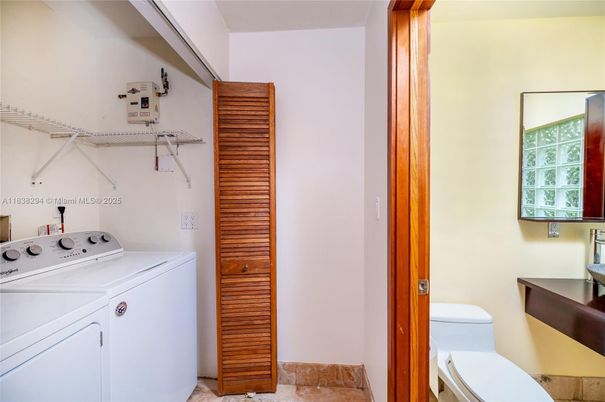 Bathroom, Interior, Utility Closets, Washer