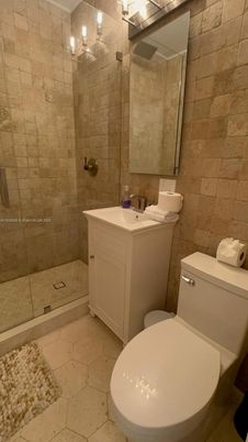 Bathroom, Glass Shower, Interior