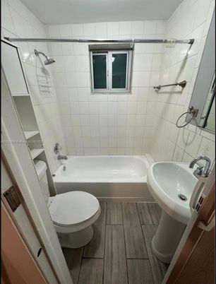 Bathroom, Interior, Wood Texture Flooring