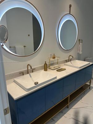 Bathroom, Dual Sink Vanities, Interior, Marble