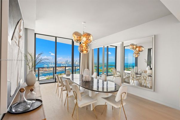 Chandelier, Dining room, Interior, Water, Wood Texture Flooring