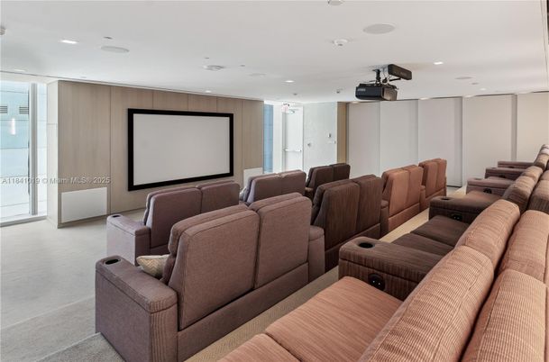 Home Theatre Room, Interior, Projection Screen, Recessed Lighting, Theatre Room