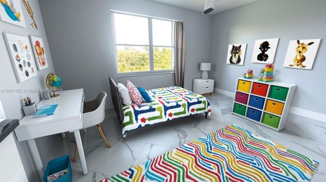 Bedroom, Home Office, Interior, Marble