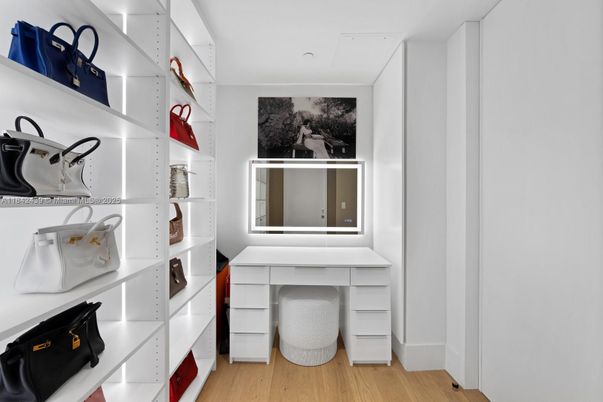 Interior, Recessed Lighting, Walk-in Closets, Wood Texture Flooring