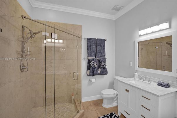 Bathroom, Glass Shower, Interior