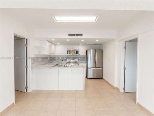 Interior, Kitchen, Recessed Lighting, Stainless Steel Appliances