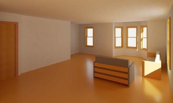 Empty room, Interior