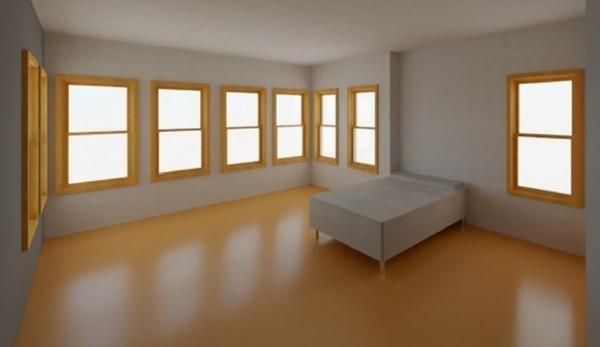 Empty room, Interior