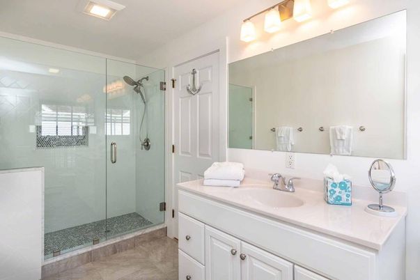 Bathroom, Glass Shower, Interior