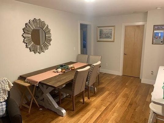 Dining room, Interior, Wood Texture Flooring