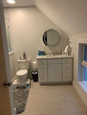 Bathroom, Interior, Recessed Lighting