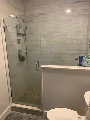 Bathroom, Glass Shower, Interior