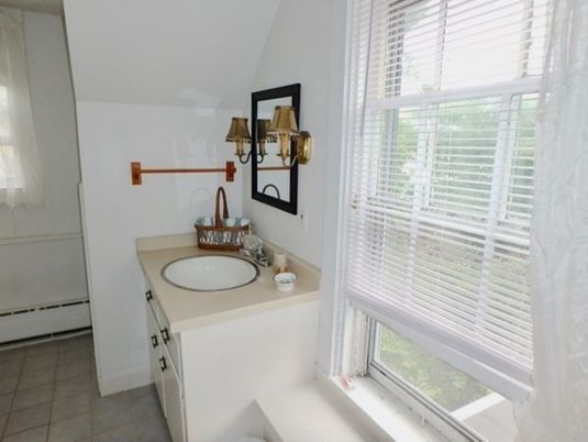 Interior, Bathroom, Glass Shower, Ceramic Tile