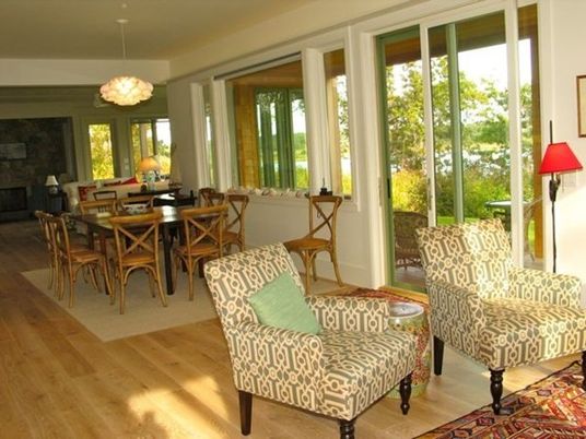 Interior, Wood Texture Flooring, Recessed Lighting, Dining room, Pendant Lights