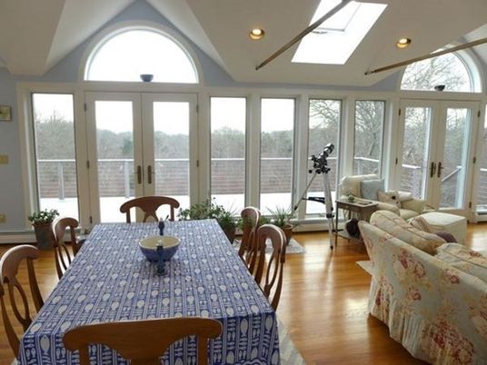 Interior, Wood Texture Flooring, Recessed Lighting, Living room, Dining room