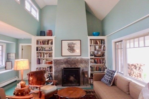 Interior, Fireplace, Home Office