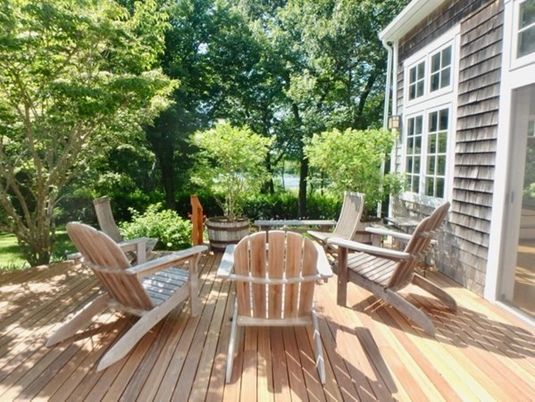 Exterior, Wood Texture Flooring