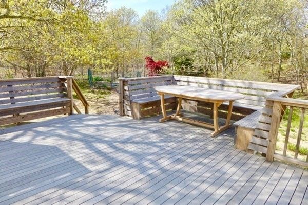 Exterior, Wood Texture Flooring, Backyard