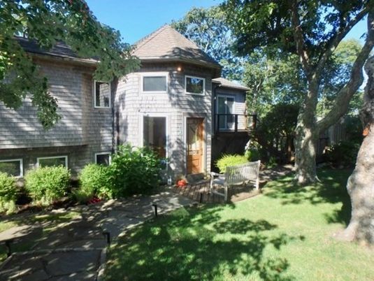 Exterior, Brick Facade, Backyard