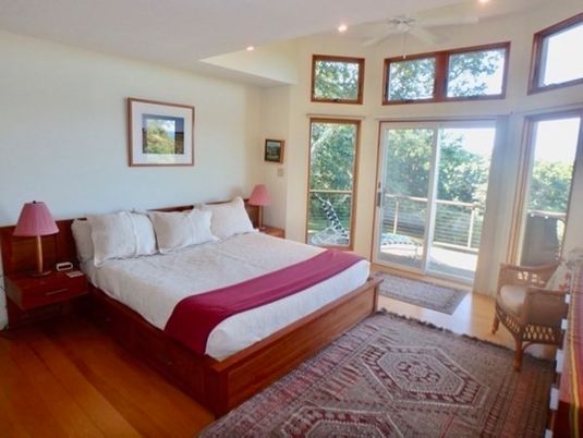 Interior, Bedroom, Wood Texture Flooring, Recessed Lighting
