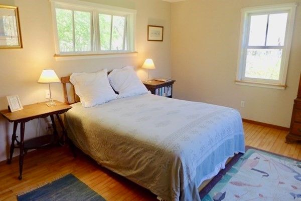 Interior, Bedroom, Wood Texture Flooring, Home Office