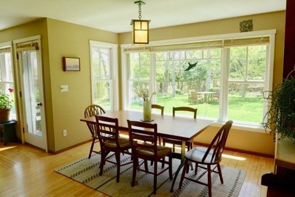 Interior, Wood Texture Flooring, Dining room, Pendant Lights