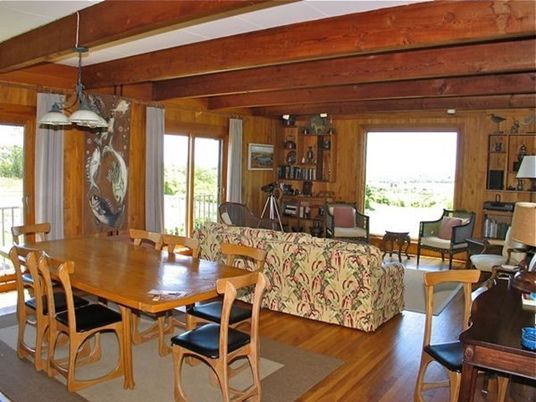 Interior, Wood Texture Flooring, Living room, Dining room, Wooden Beams, Wooden Ceilings, Wooden Walls, Pendant Lights