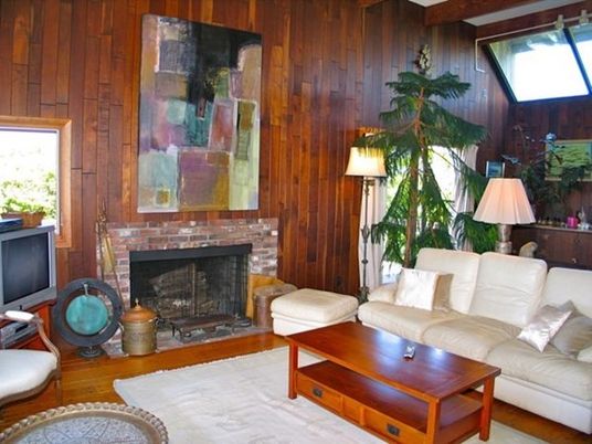 Interior, Wood Texture Flooring, Living room, Fireplace, Wooden Beams, Wooden Ceilings, Wooden Walls