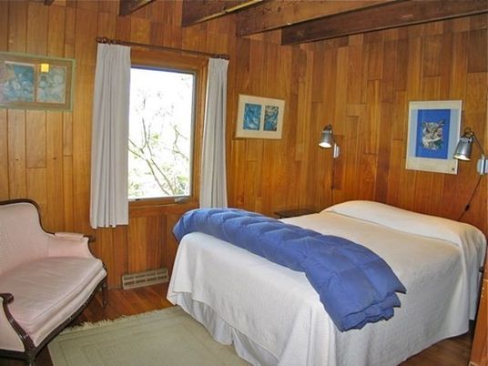 Interior, Bedroom, Wood Texture Flooring, Wooden Walls